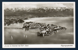 Allemagne. Lindau Im Bodensee. Vue Aérienne De L'île Située à L'est Du Lac De Constance. Alpes Autrichiennes. - Lindau A. Bodensee