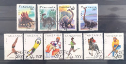 TANZANIA, COLLECTION, DINOSAURS SPORT, LOT 1 - Tanzanie (1964-...)