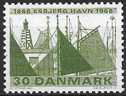 Danemark 1968 N° 478 Neuf** Port D'Esbjerg - Unused Stamps