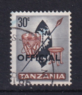 Tanzania: 1965   Official - Pictorial 'Official' OVPT   SG O13    30c   Used - Tanzanie (1964-...)