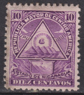 Timbre Oblitéré Du Nicaragua De 1898 N°103 MH - Nicaragua