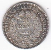 CERES  - 20 Centimes   1850 K - 20 Centimes