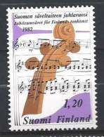 Finlande 1982 N°860 Musique - Nuovi