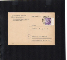 Berlin Brandenburg - 6 Pfg Auf Postkarte Von "Berlin (Tempelof 3) 28.8.45" - P1 (1ZKSBZ006) - Berlijn & Brandenburg