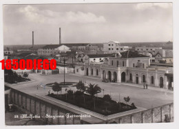 MOLFETTA - STAZIONE FERROVIARIA  F/GRANDE  VIAGGIATA 195? ANIMAZIONE - Molfetta