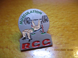 Lot 03 -- Pin's RCC Musculation -- Dernier Vendu 11 / 2018 - Weightlifting