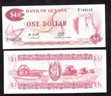 GUYANA 1 DOLLARO 1992 PIK 21G FIRMA 9  FDS - Guyana