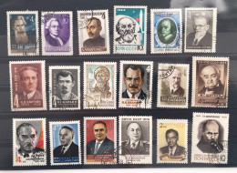 SOVIET UNION, NOYTA CCCP, COLLECTION, FAMOUS PEOPLE, LOT 5 - Sammlungen