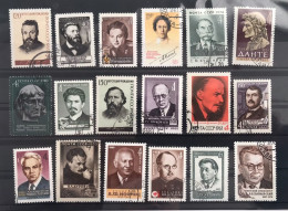 SOVIET UNION, NOYTA CCCP, COLLECTION, FAMOUS PEOPLE, LOT 4 - Collezioni