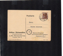 Berlin Brandenburg - 10 Pfg Auf Ortspostkarte Von "Berlin Reinickendorf Ost 1 - 7.4.46" - P2 (1ZKSBZ013) - Berlin & Brandebourg