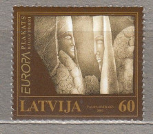 LATVIA 2003 Europa CEPT MNH(**) Mi 590 #Lv88 - 2003