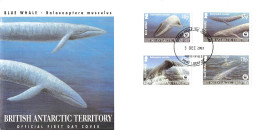 BRITISH ANTARCTIC TERR. - FDC WWF 2003 - BLUE WHALE  / 4298 - FDC