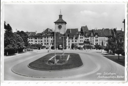 SOLOTHURN: Amtsplatzkreisel Mit Lkw ~1940 - Soleure