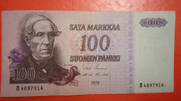 Banknote 100 Marka Finland 1976 - Finland