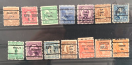 UNITED STATES AMERICA, USA, COLLECTION, POSTMARKS OF CITIES / TOWN, LOT 6 - Verzamelingen