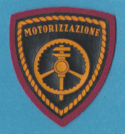 ITALIA ° Polizia Di Stato, Stemma In Gomma Su Feltro 58x65 Mm ° Reparto: MOTORIZZAZIONE * Rif. MLT-013 - Polizia