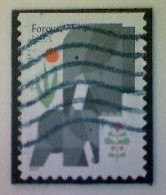 United States, Scott #5714, Used(o) Booklet, 2022, Elephants, (60¢) Forever - Usati