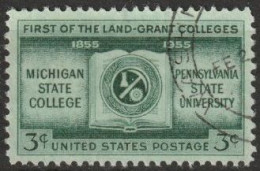 USA 1955 Mi-Nr.685 O Gestempelt 100 Jahre Michigan State College ( U 468) Günstige Versandkosten - Used Stamps