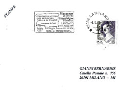 ITALIA ITALY - 2000 LANCIANO (CH) Giubileo 2000 (logo) - Filanxanum Giornata Musica Sacra E Letteratura Religiosa - 3932 - Christianisme