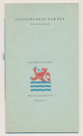 Water Flood 1953 The Netherlands - Memory Booklet Dutch Postal Service - Rare - Clima & Meteorología