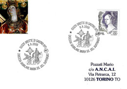 ITALIA ITALY - 2000 GROTTE DI CASTRO (VT) Giubileo 2000 (logo) - Discesa Giubilare Maria SS. Del Suffragio - 3934 - Christianisme