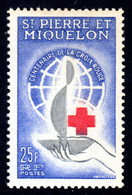 S.P.M. 1963 - Yvert N°  369 -  Neuf **/ MNH - Centenaire De La Croix-Rouge - Nuovi