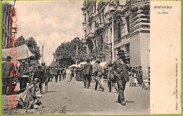 Af2705 - URUGUAY - VINTAGE POSTCARD - MONTEVIDEO - La Feria - Uruguay