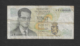 Belgio - Banconota Circolata Da 20 Franchi P-138a.1 - 1964 #19 - 20 Francos