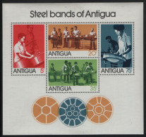 Antigua 1974 MNH Sc 344a Steel Drum Bands, Carnival Sheet Of 4 - 1960-1981 Autonomia Interna