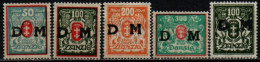DANTZIG 1921-3 ** - Dienstmarken