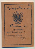 FRANCE - Passeport à L'étranger 700F  - Nice (Alpes Maritimes) - 1951 - Zonder Classificatie