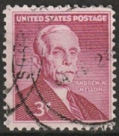 USA 1955 Mi-Nr.693 O Gestempelt  100. Geb. Andrew W. Mellon ( U 492) Günstige Versandkosten - Used Stamps