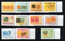 Polynésie - Service YV 16 à 25 + 26 N** MNH , Timbres Sur Timbres , Cote 16,20 Euros - Service