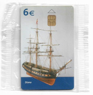 Spain - Telefónica - Museo Naval - Diana 2 Ship - B-104a - 08.2003, 6€, 27.602ex, NSB - Basisausgaben