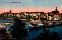 N°113728 -cpa Basel -Mittliere Rheinbrucke- - Other & Unclassified