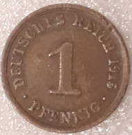 DUITSLAND: 1 PFENNIG  1915 A KM 10 XF ! - 1 Pfennig