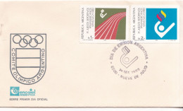 Argentina - 1983 - Envelope - First Day Issue Postmark - Caja 30 - Used Stamps