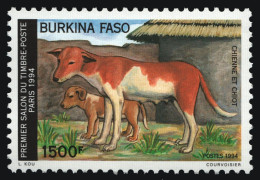 Burkina Faso 1994 - Mi-Nr. 1311 ** - MNH - Hunde / Dogs - Burkina Faso (1984-...)