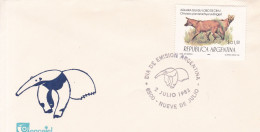 Argentina - 1983 - Envelope - First Day Issue Postmark - Aguara Guasu Stamp - Caja 30 - Gebraucht