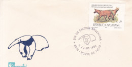 Argentina - 1983 - Envelope - First Day Issue Postmark - Aguara Guasu Stamp - Caja 30 - Used Stamps