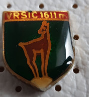 VRSIC 1611m  Skiing Alpinism, Mountaineering Slovenia Ex Yugoslavia Vintage  Pin - Alpinismo, Escalada