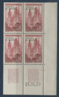 SERVICE N° 16 Neuf ** (MNH) + Coin Daté Du 25/11/57 Cote 7 € TB - Dienstzegels