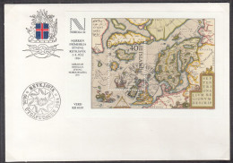 ISLAND  Block 6, FDC, Internationale Briefmarkenausstellung NORDIA ’84, Reykjavik, 1984 - Blocks & Kleinbögen