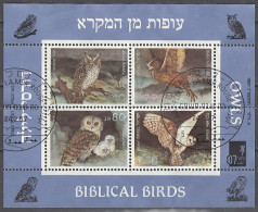 Israel 1987. Mi. Block 33,  Used O - Used Stamps (with Tabs)