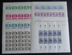 COLONIES GENERALES - 1943 - N°YT. 1 à 7 - 7 Feuilles Complètes - Neuf Luxe ** / MNH / Postfrisch - Altri & Non Classificati