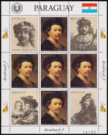 PAINTINGS-1983-PARAGUAY STAMPS-REMBRANDT--S/S-MNH- - Rembrandt