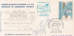 Argentina - 1964 - Letter - La Plata's Philately Circle  - Falklands Luis Vernet Postmarks - Caja 30 - Lettres & Documents