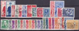 NO068B – NORVEGE - NORWAY – 1952-59 – USED LOT – SG # 438-493 USED 24,70 € - Used Stamps