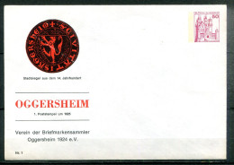 R.F.A. - OGGERSHEIM - Verein Der Briefmarkensammler - Enveloppes Privées - Neuves