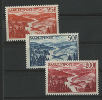 SARRE POSTE AERIENNE N° 9 à 11 (Mi 252 à 254) Cote 53 € Neuf ** (MNH) TB. - Unused Stamps